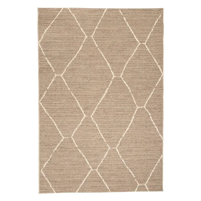 In- & Outdoor Jute Teppich - Fora Lines Natural