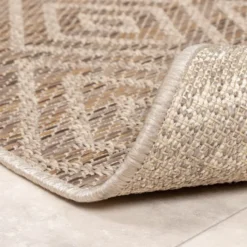 In- & Outdoor Jute Teppich - Fora Tile Natural