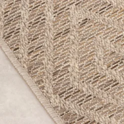 In- & Outdoor Jute Teppich - Fora Tile Natural