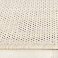 In- & Outdoor Jute Teppich - Nomad Leaves Creme