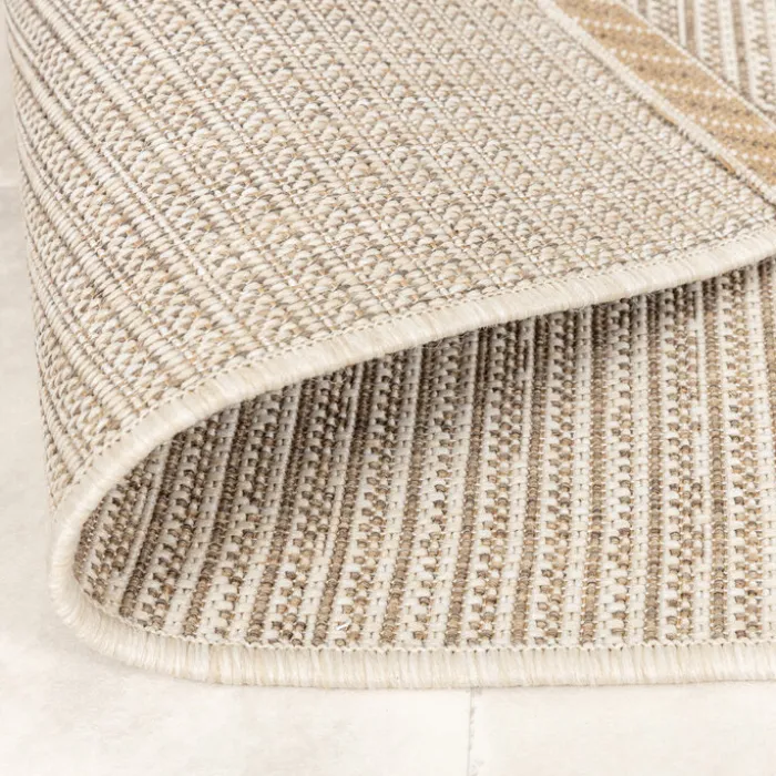 In- & Outdoor Jute Teppich - Nomad Melange Creme