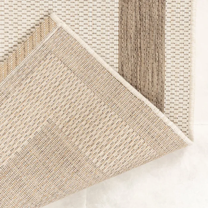 In- & Outdoor Jute Teppich - Nomad Edge Creme