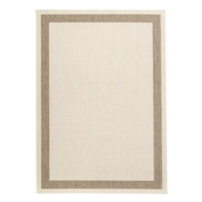 In- & Outdoor Jute Teppich - Nomad Edge Creme