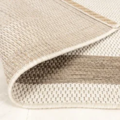 In- & Outdoor Jute Teppich - Nomad Edge Creme