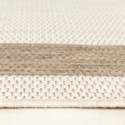 In- & Outdoor Jute Teppich - Nomad Edge Creme