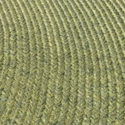 In- & Outdoor Jute Teppich Rund - Bali Grün