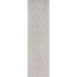 In- & Outdoor Läufer - Piatto Mataro Creme Weiß - 66x230cm