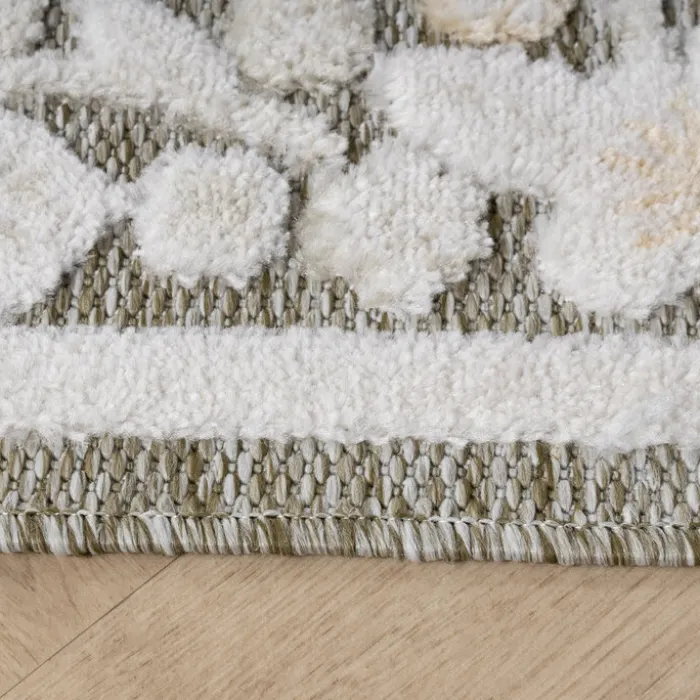 In - & Outdoorteppich - Bloom Oriental Taupe