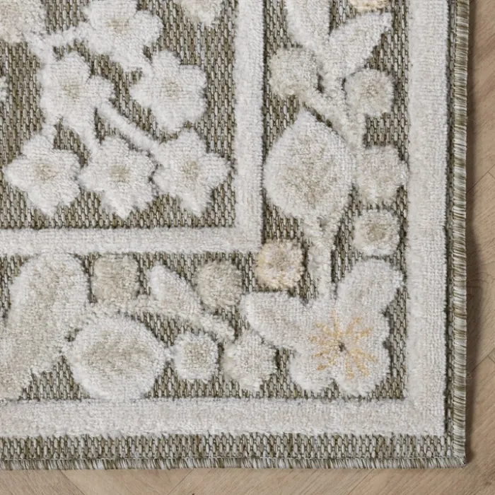 In - & Outdoorteppich - Bloom Oriental Taupe