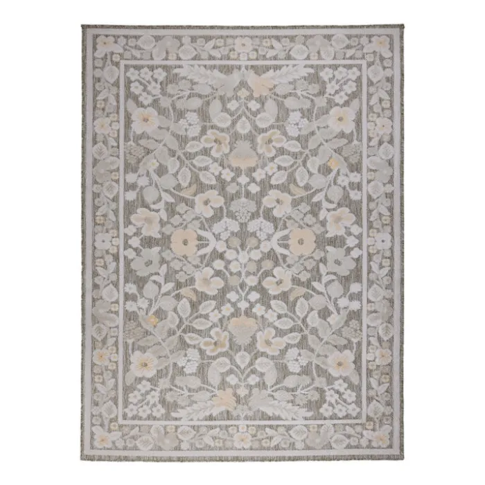 In - & Outdoorteppich - Bloom Oriental Taupe