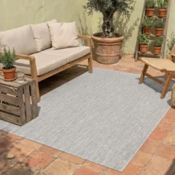 In- & Outdoor Teppich - Costa Dunkelgrau