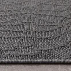 In- & Outdoor Teppich - Dunes Mandala Grau