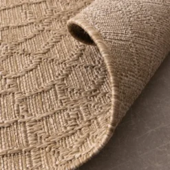 In- & Outdoor Teppich - Dunes Mandala Braun