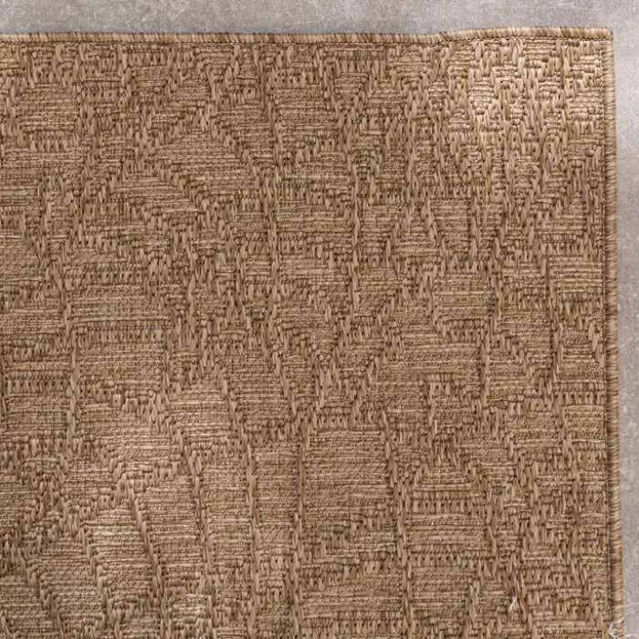 In- & Outdoor Teppich - Dunes Mandala Braun