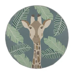 In - & Outdoorteppich - Dunto Eric Giraffe - Ø 160cm