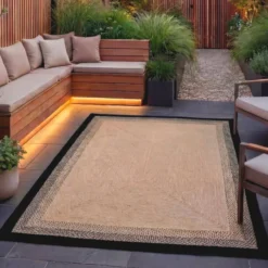 In- & Outdoor Teppich - Florence Schwarz