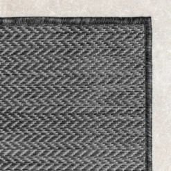 In-& Outdoor Teppich - Malta Arrow Schwarz