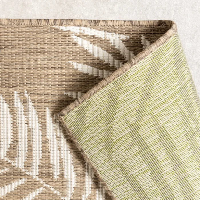 In-& Outdoor Teppich - Malta Leaves Natur