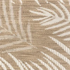 In-& Outdoor Teppich - Malta Leaves Natur