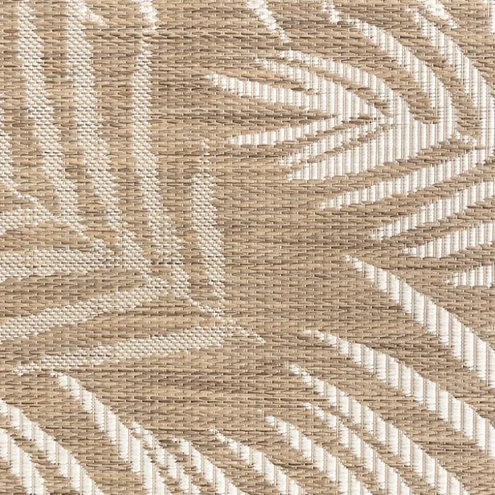 In-& Outdoor Teppich - Malta Leaves Natur