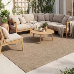 In-& Outdoor Teppich - Malta Melange Natur