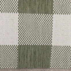 In- & Outdoor Teppich - Ranch Checkerboard Grün