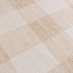 In- & Outdoor Teppich - Ranch Checkerboard Beige