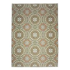 In- & Outdoor Teppich - Ranch Mandala Grün