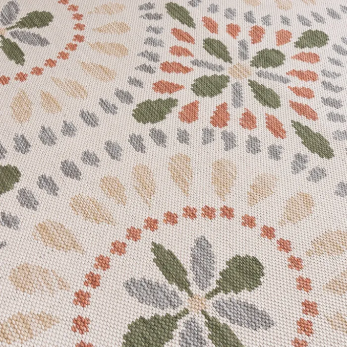 In- & Outdoor Teppich - Ranch Mandala Beige
