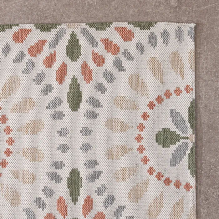 In- & Outdoor Teppich - Ranch Mandala Beige