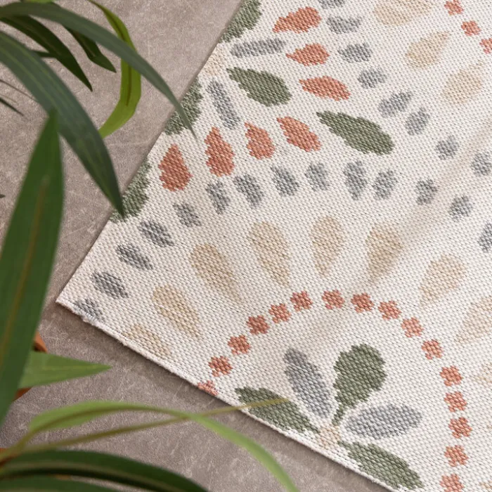 In- & Outdoor Teppich - Ranch Mandala Beige