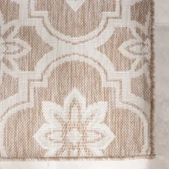 In- & Outdoor Teppich - Rio Flower Beige