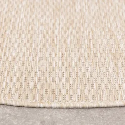 In- & Outdoor Teppich Rund - Costa Beige