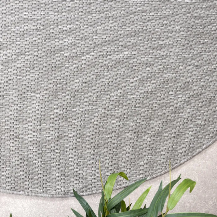 In- & Outdoor Teppich Rund - Costa Dunkelgrau