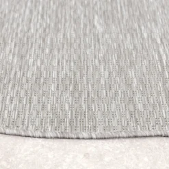 In- & Outdoor Teppich Rund - Costa Dunkelgrau