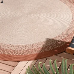 In- & Outdoor Teppich Rund - Florence Terracotta