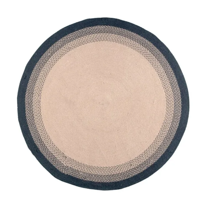 In- & Outdoor Teppich Rund - Florence Schwarz