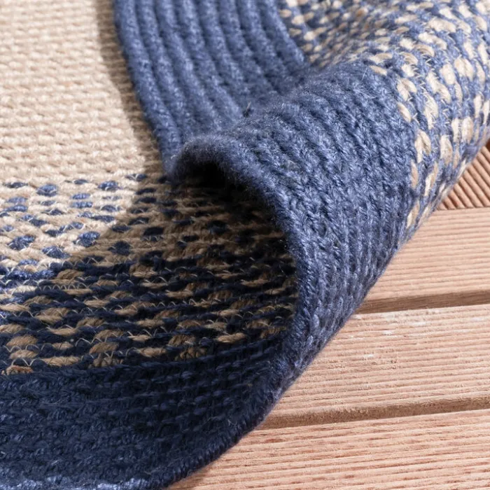 In- & Outdoor Teppich Rund - Florence Blau