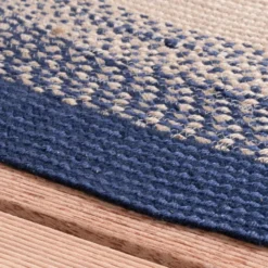 In- & Outdoor Teppich Rund - Florence Blau