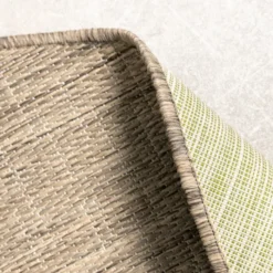 In- & Outdoor Teppich Rund - Malta Melange Natur