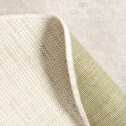 In- & Outdoor Teppich Rund - Malta Melange Creme