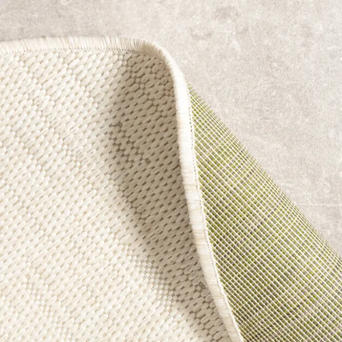 In- & Outdoor Teppich Rund - Malta Melange Creme