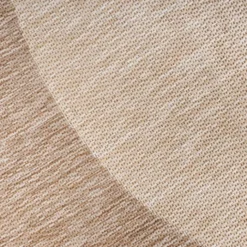 In- & Outdoor Teppich Rund - Sierra Border Creme Beige