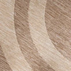 In- & Outdoor Teppich Rund - Sierra Frame Beige Creme