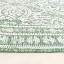 In- & Outdoor Teppich Rund - Summer Oriental Grün