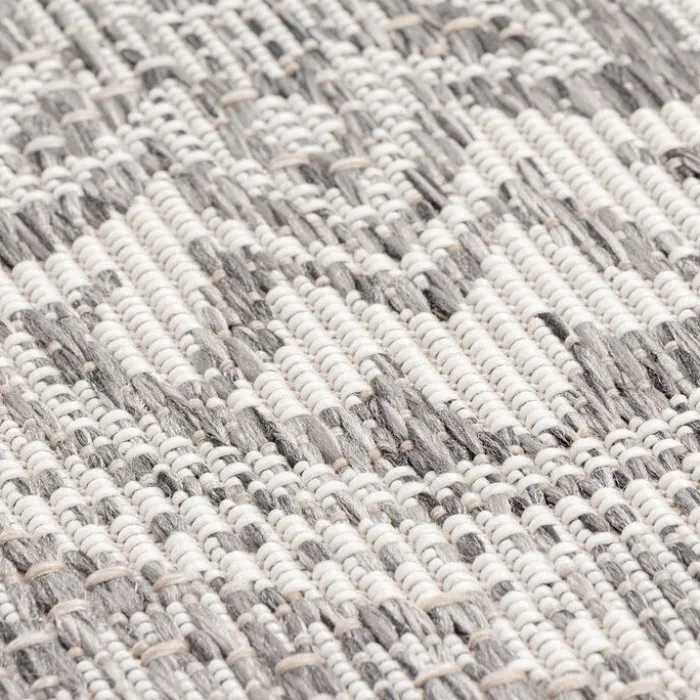 In- & Outdoor Teppich Rund - Summer Oriental Hellgrau