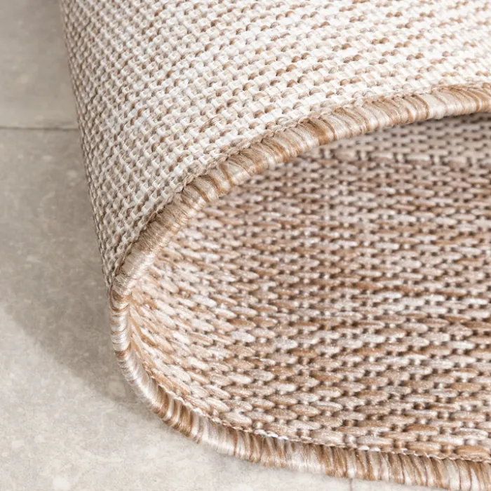 In- & Outdoor Teppich - Sierra Border Beige Creme
