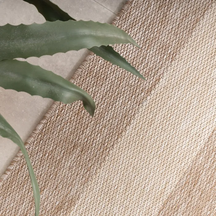 In- & Outdoor Teppich - Sierra Border Beige Creme