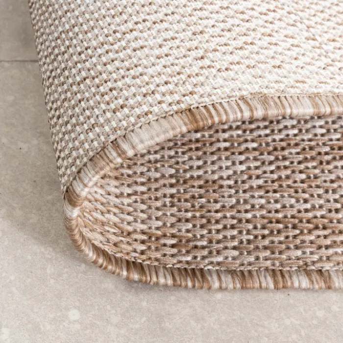 In- & Outdoor Teppich - Sierra Border Creme Beige