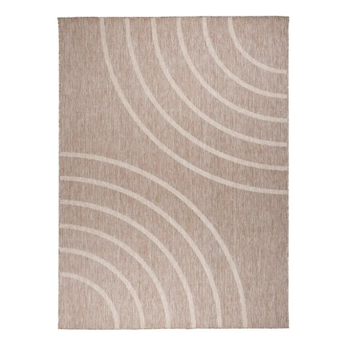 In- & Outdoor Teppich - Sierra Curves Beige Creme